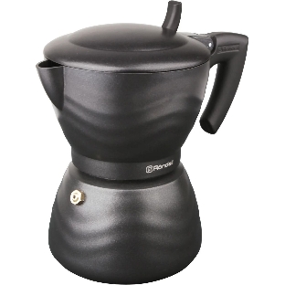 Кофеварка гейзерная Rondell Walzer RDA-432, 0.3л, алюминий, черный