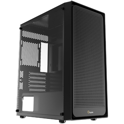 Компьютерный корпус Ocypus Gaммa C50 без БП черный (Gaммa-C50-BKG000XX-GL)