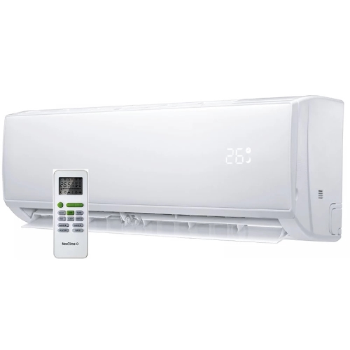 Кондиционер сплит-система настенного типа Neoclima NS/NU-HAL24FWI инвертор, 24000 BTU, 70 м², 24 дБ, охлаждение, обогрев, осушение, белый