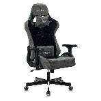 Кресло игровое Бюрократ VIKING 7 KNIGHT B FABRIC черный текстиль/эко.кожа крестовина металл/пластик