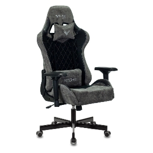 Кресло игровое Бюрократ VIKING 7 KNIGHT B FABRIC черный текстиль/эко.кожа крестовина металл/пластик
