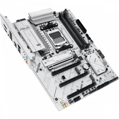 Материнская плата ASUS B850 MAX GAMING WIFI W, AM5, AMD B850, 4xDDR5, 4xSATA, 3xM.2, 1xPCIe 5.0 x16, 1xPCIe 4.0 x4, 2xPCIe 3.0 x1, 1xDisplayPort, 1xHDMI, 1x2.5Gb LAN, Wi-Fi 6E, Bluetooth 5.3, 1xUSB-C 10Gbps, 3xUSB-A 10Gbps, 2xUSB-A 5Gbps, 2xUSB-A 2.0, 3x3.5 мм, 7.1, ATX