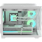 Компьютерный корпус AeroCool/Formula Crystal U2M Floe белый без БП mATX 1xUSB 3.0 audio bott PSU