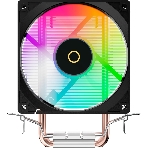 Кулер для процессора Ocypus Gamma A20 BK ARGB, 92mm FARGB FAN, Top FARGB Panel, 2 HEAT PIPES, 3-PIN, 1900 RPM, 21DBA, HYDRO BEARING, LGA115X/1200/1700/18XX, AM4/AM5