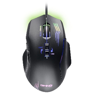 Мышь проводная GMNG 930GM черный, 12800 dpi, USB, кнопки - 7