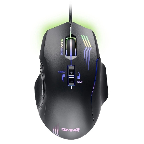 Мышь проводная GMNG 930GM черный, 12800 dpi, USB, кнопки - 7