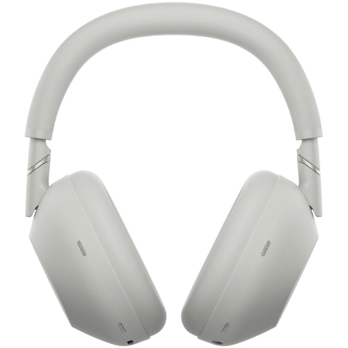 Беспроводные/проводные наушники Sony WH-1000XM6 серебро, полноразмерные, Bluetooth + проводной, адаптивное активное шумоподавление, до 40 ч