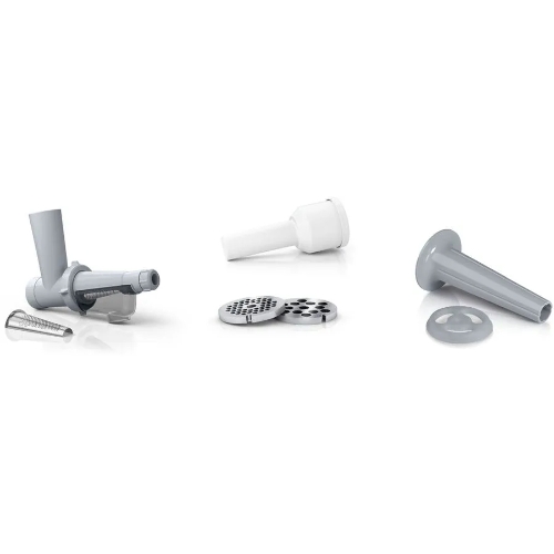 Мясорубка электрическая Bosch MFW2515W белый, 1500 Вт, 1.7 кг/мин, защита от перегрузки, насадки - 4