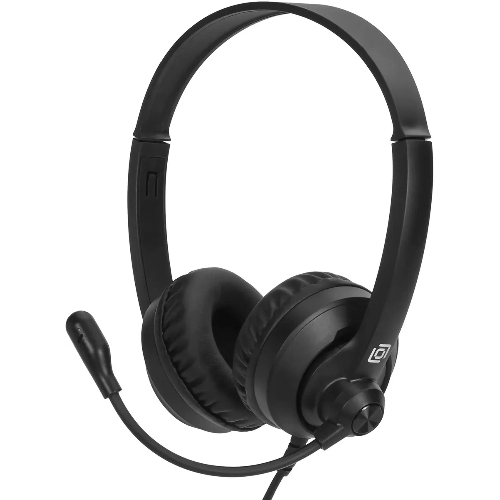 Гарнитура Oklick HS-M500 чёрный, проводная, USB