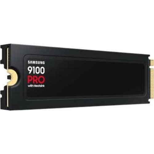 Накопитель SSD 2Tb Samsung 9100 PRO, M.2, PCI-E 5.0 x4, TLC 3D NAND R/W - 14700 (14800)/13400 (13300) Mb/s с радиатором