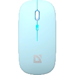 Мышь беспроводная Defender Coda MB-261 голубой, 1600 dpi, радиоканал, Bluetooth, USB, кнопки - 4