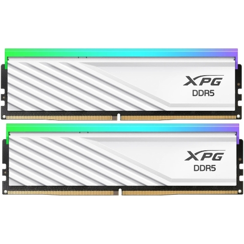 Оперативная память XPG Lancer Blade RGB, DDR5, 32GB (2x16 GB), 6000 MHz, CL36, радиатор, RGB, белый