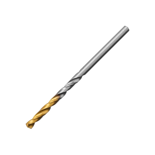 Сверло спиральное по металлу Denzel 3,2 x 65мм, Р6М5, Golden Tip, 2 шт.