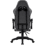 Кресло Defender Fortune серый, экокожа, 120 кг