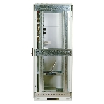 Шкаф коммутационный ЦМО ШТК-М-42.8.8-4ААА 42U 800x820 мм пер. дв. перфор. задн. дв. стал. лист 2 бок. пан. 500 кг белый