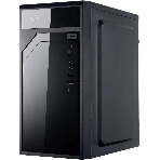 Компьютерный корпус KingPrice KPCC-MN208 черный без БП mATX 1x80мм 2x120мм 2xUSB 2.0 audio