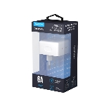 Сетевое зарядное устройство Maxvi CHL-604PD Type-C\Type-C 40W 6A (3A+3A) PD QC3.0, белый