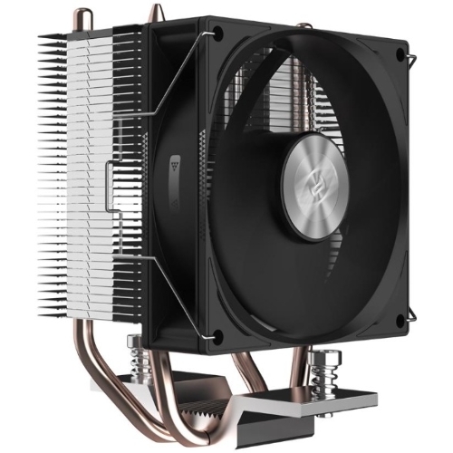 Кулер для процессора PCCooler R200 S115X/1200/1700/AM4/AM5 (TDP 110W, 90мм Non LED Fan, 2 тепловые трубки 6мм, 2200RPM, 28,3dBa)