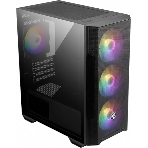 Компьютерный корпус MSI MAG FORGE M100R, Global, 1xUSB 3.0, 2xUSB 2.0, 4x120мм ARGb Fan, ESD ARGbControl Board, Tempered Gl