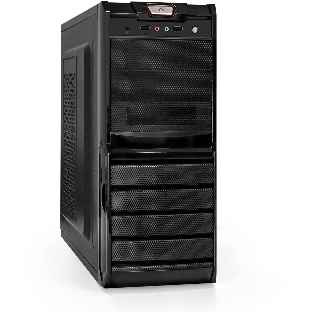 Компьютерный корпус ExeGate EX278395RUS Miditower ExeGate XP-329S Black, ATX, (XP350, Black,120мм), 2хUSB, Audio