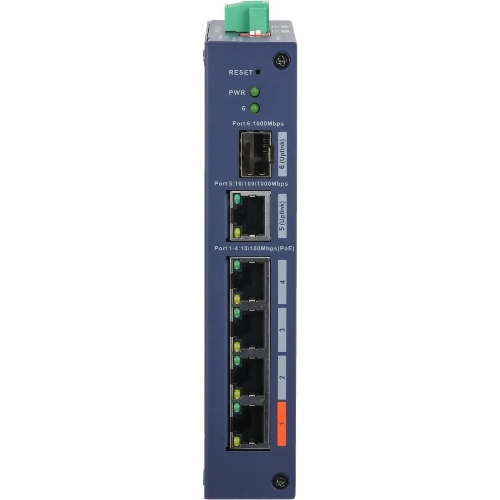 Коммутатор Dahua DH-CHS4106-4ET-60, 1×1 Гбит/с, управляемый