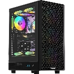 Компьютерный корпус Formula V Line MANA Dynamic Black AR, ATX, TYPE-C*1, USB3.0*2, FRONT 3x120мм ARGB, REAR 1x120мм ARGB