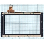 Сенсорное стекло (тачскрин) MGLCTP-70636. черное