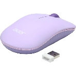 Мышь беспроводная Acer OMR205 фиолетовый, 1200 dpi, радиоканал, USB, кнопки - 3