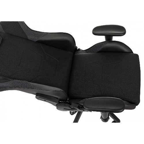 Кресло Бюрократ VIKING 4 AERO BLACK EDITION черный, экокожа, 120 кг, механизм качания