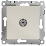 Коннектор TV TOKOV ELECTRIC СП Pixel механизм бежевый