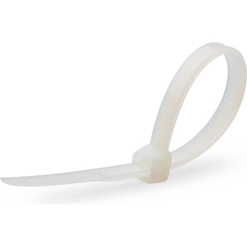 Нейлоновые стяжки Fortisflex КСС 4х250 белый 100 штук