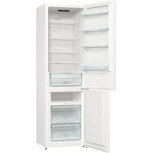 Холодильник Gorenje NRK6201PW4 белый двухкамерный 235/96л морозилка снизу, No Frost