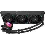 Система жидкостного охлаждения Thermalright Elite Vision 360 (360mm, LED, Black, ARGB/Fans: 3x120mm, 69CFM, 27dBA, 2150RPM/Pump height 63mm, Rad thickness 27mm/S: 1700, 1200, 1851, 115X, 2011, 2066, AM5, AM4)