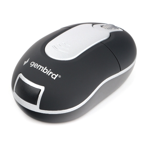 Мышь беспроводная Gembird MUSW-600 черный, 1200 dpi, радиоканал, USB, кнопки - 3