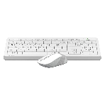 Комплект клавиатура+мышь A4Tech FStyler FG1010S беспроводной, USB, 2000 DPI, белый/серый