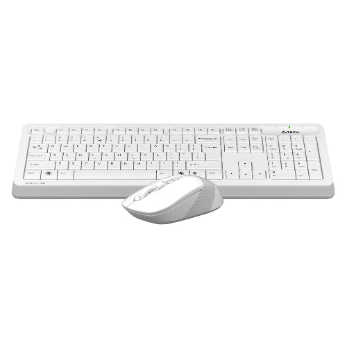 Комплект клавиатура+мышь A4Tech FStyler FG1010S беспроводной, USB, 2000 DPI, белый/серый