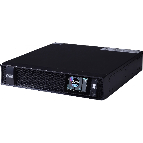 Источник бесперебойного питания Powercom Next, On-Line, 3000VA/3000W, Rack/Tower, 8*IEC320-C13 + 2*C19, LCD, Serial+USB, SmartSlot, подкл. доп. Батарей (2027233)