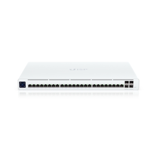 Коммутатор Ubiquiti UISP Switch Pro PoE-коммутатор, 24х 1G RJ45, 4х 10G SFP+, раздача 220 Вт