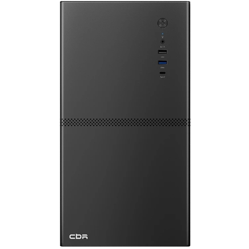 Компьютерный корпус CBR mATX Minitower V863, без БП, 1хUSB 3.0 Type C, 1хUSB 3.0, 1хUSB 2.0, HD Audio+Mic, черный PCC-MATX-V863-WPSU