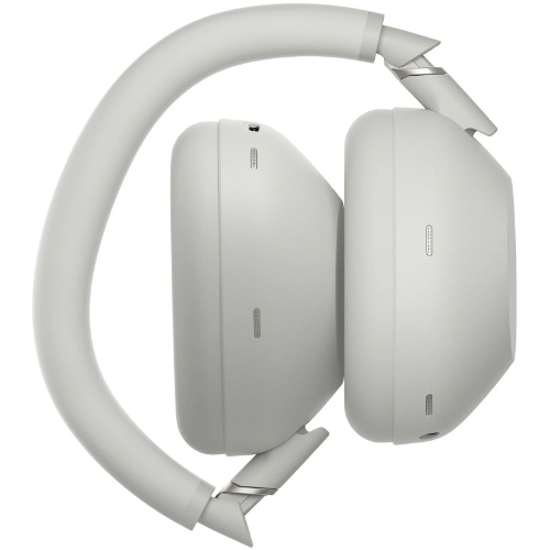 Беспроводные/проводные наушники Sony WH-1000XM6 серебро, полноразмерные, Bluetooth + проводной, адаптивное активное шумоподавление, до 40 ч