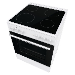 Плита электрическая Gorenje GEC6A11WG белый, конфорок 4 шт, духовка 65 л, 60 см x 85 см x 60 см