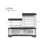 Сушилка для овощей и фруктов Galaxy Line GL 2639, черный с серебристым, с механическим управлением, 500 вт