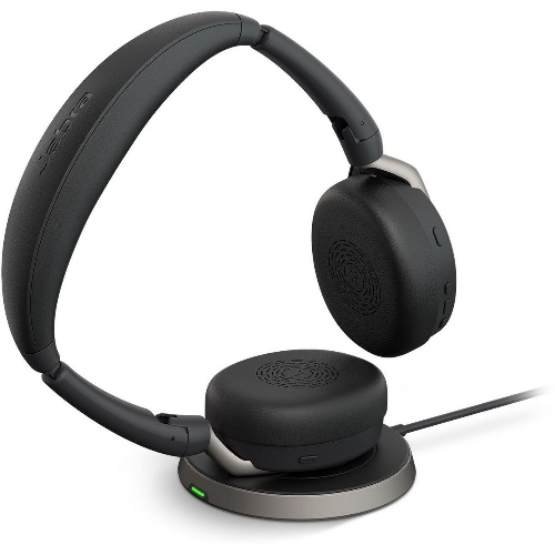 Гарнитура Jabra Evolve2 65 Flex чёрный, беспроводная, Bluetooth, до 32 ч