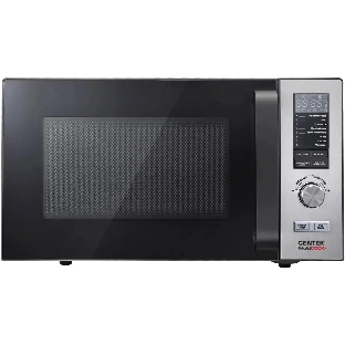 Микроволновая печь Centek CT-1567 серебристый/стальной, 25 л, 900 Вт, переключатели - кнопки, поворотный механизм