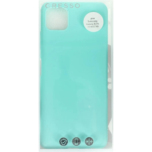 Чехол (клип-кейс) GRESSO Meridian, для Samsung Galaxy A22s, мятный gr17mrn1084