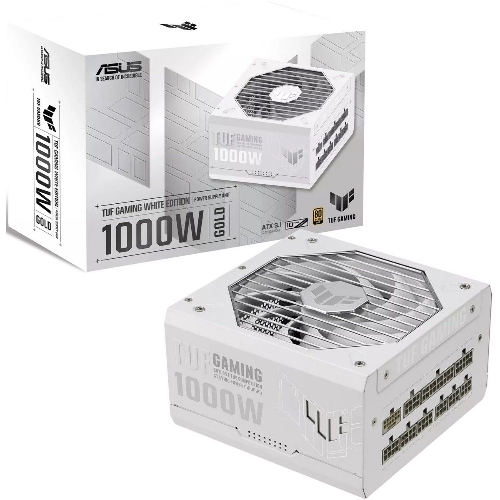 Блок питания ASUS TUF-GAMING-1000G-WHITE,PSU, CE+UK (90YE00S5-B0NA00) белый