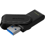 Флешка USB Kingston DataTraveler Exodia S (DTXS/64Gb), 64Gb, USB 3.2 Gen 1, R/W 150/60, черный