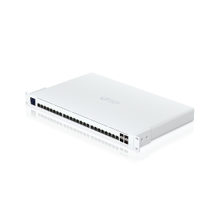 Коммутатор Ubiquiti UISP Switch Pro PoE-коммутатор, 24х 1G RJ45, 4х 10G SFP+, раздача 220 Вт