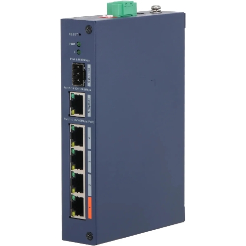 Коммутатор Dahua DH-CHS4106-4ET-60, 1×1 Гбит/с, управляемый