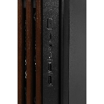Корпус Formula V Line TimberLine T0 Black, ATX, wood+plastic front, TYPE-C*1, USB3.0*2, FRONT 3x120мм FRGB, REAR 1x120мм FRGB